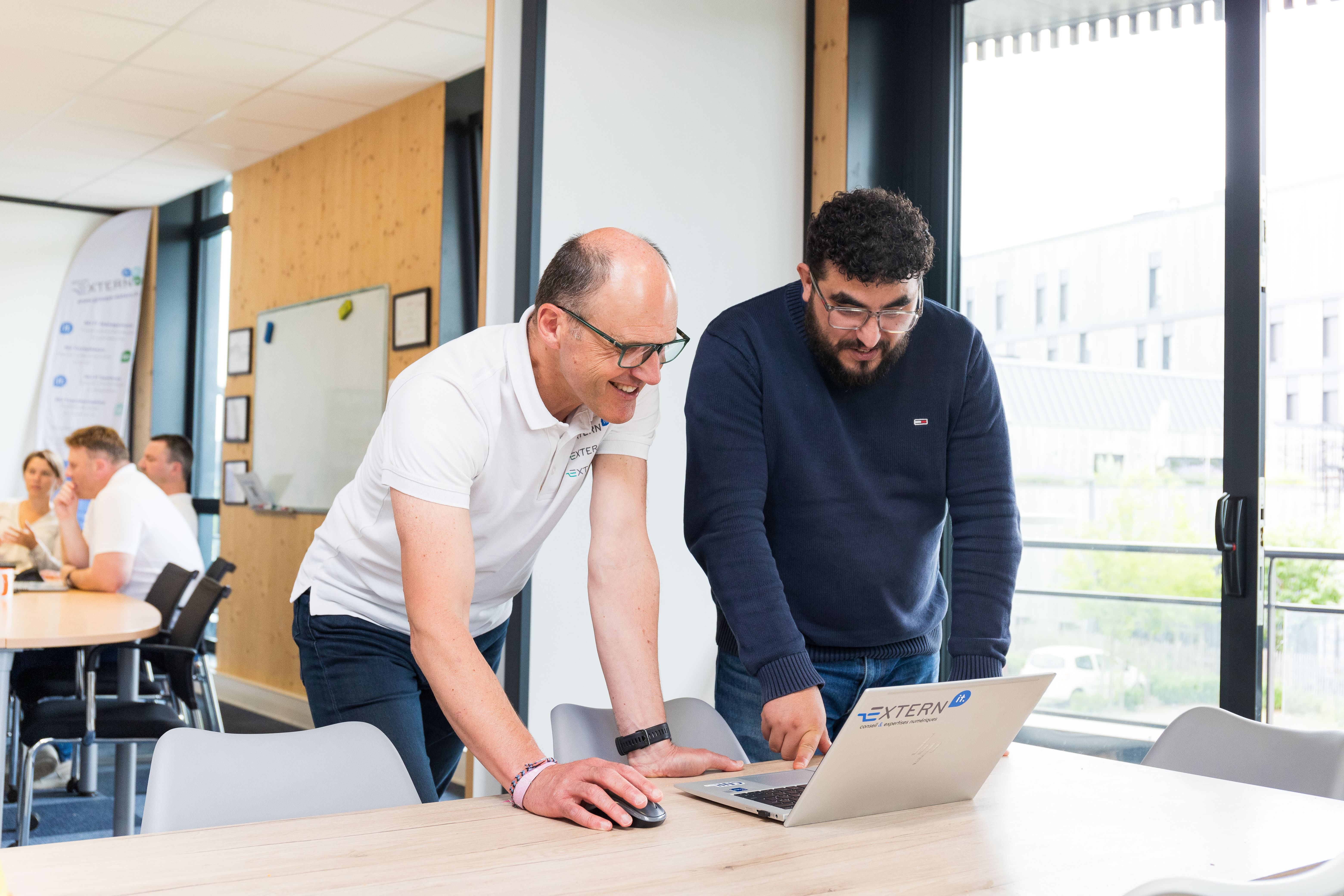 Équipe du Groupe EXTERN assurant le support informatique des utilisateurs